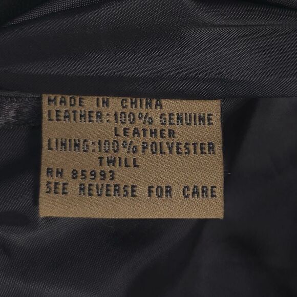 NWT Rem Garson Size 8 Pants Women’s GENUINE LEATHER Black Bootcut 90s VINTAGE - Picture 11 of 12